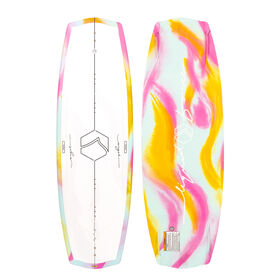 Liquid Force 2025 Women's Angel Wakeboard, White/Pink/Orange, Blank