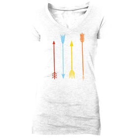 Points North Women's Arrow Short-Sleeve V-Neck Tee