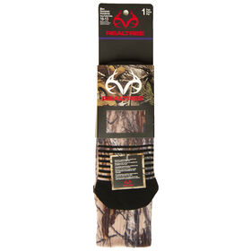 Realtree Men&rsquo;s Camo Crew-Cut Sock