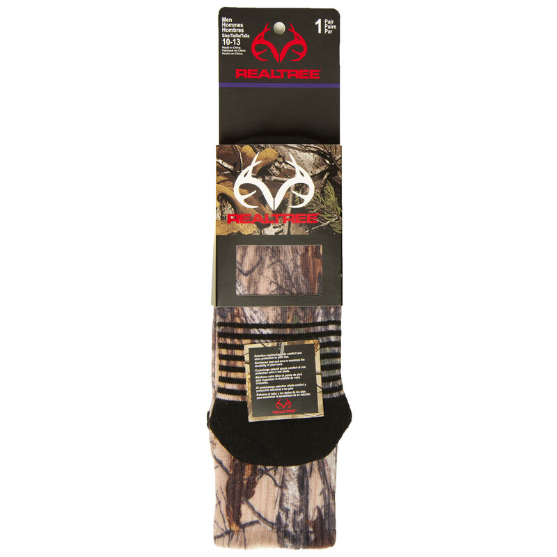 Realtree Men&rsquo;s Camo Crew-Cut Sock image number 1