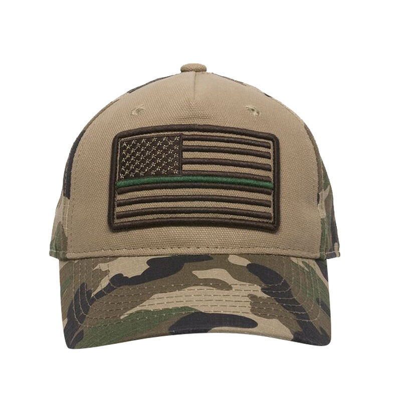 Outdoor Cap Men&rsquo;s Americana Thin Line Flag Logo Camo Cap image number 3