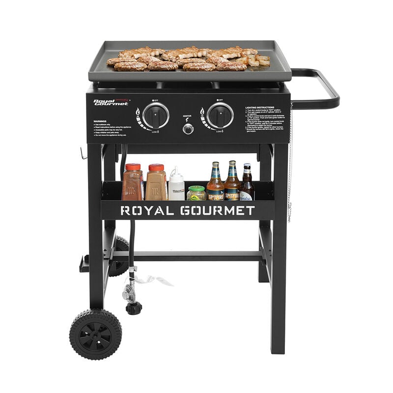 Royal Gourmet 23" 2-Burner Flat Top Gas Griddle