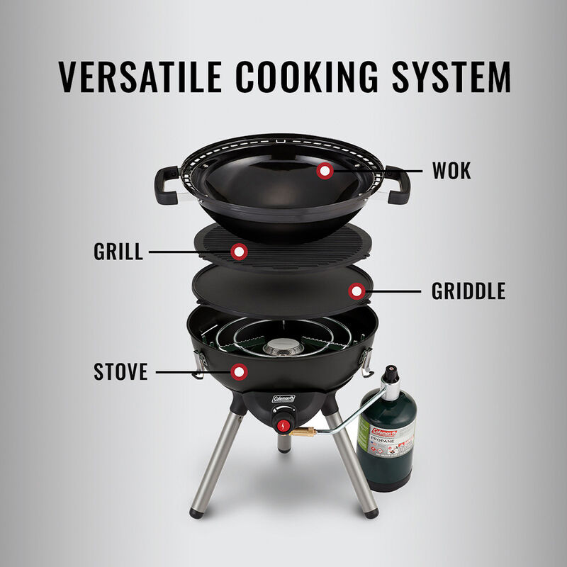 Coleman 4-in-1 Portable Propane Gas Cooking System image number 2