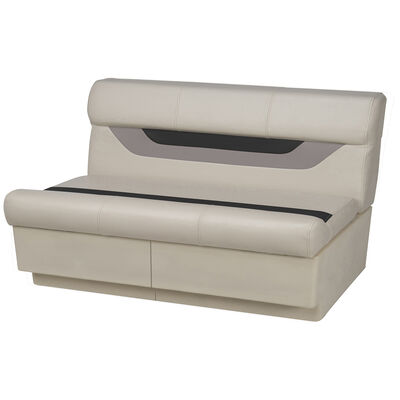 Toonmate Designer Pontoon 55" Wide Bench Seat, Platinum