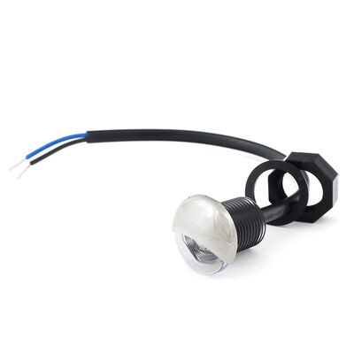 TecNiq M90 Interior Accent Light, Blue LED, Stainless Steel Cover