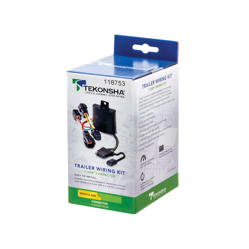 Tekonsha T-One T-Connector Custom Wiring Harness: Honda Odyssey