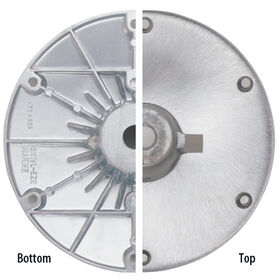 Swivl-Eze Wedge Brushed Aluminum Base Plate for 2" Wedge Pedestals