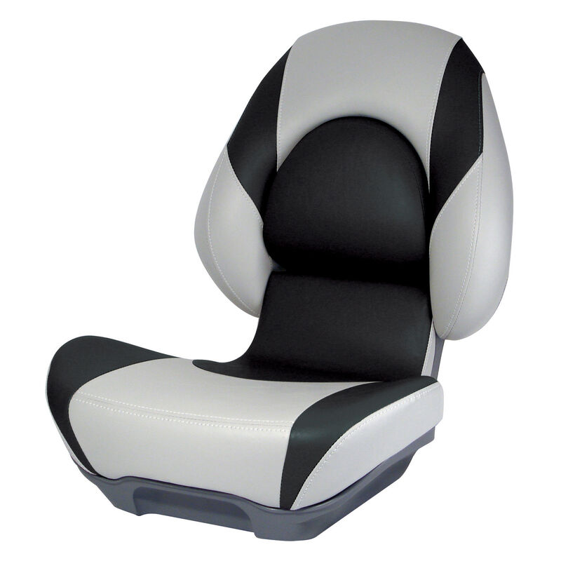 Attwood Standard Centric II Folding Boat Seat, Gray Base Overton's