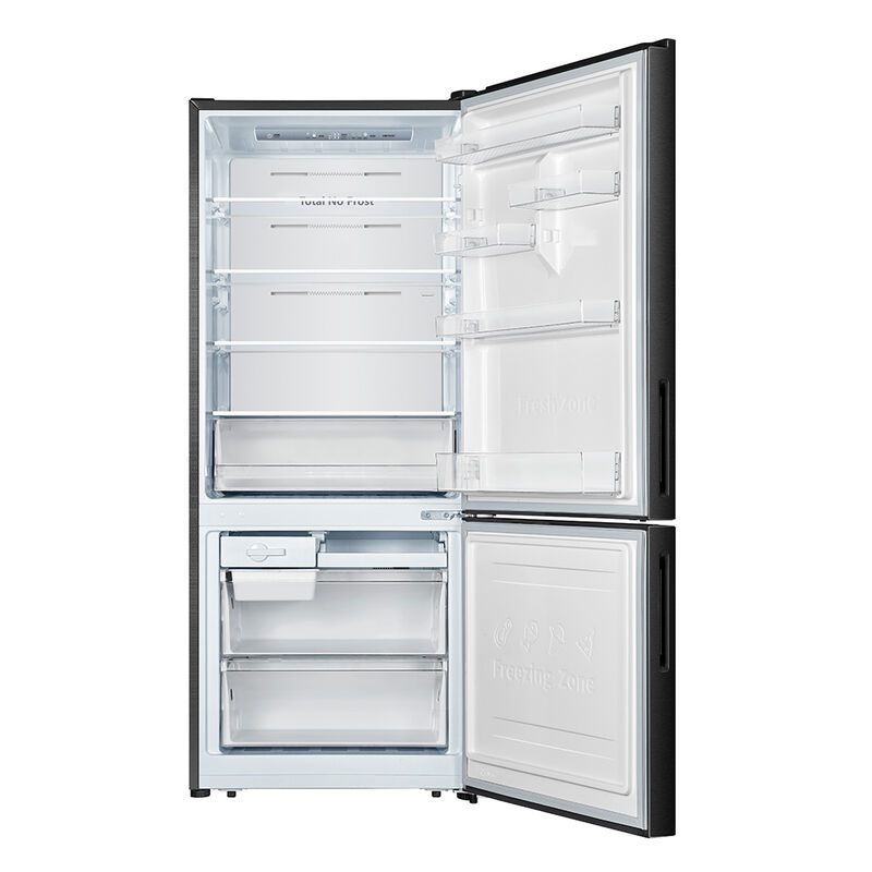 Contoure 15.5 cu.ft. 2-Door Frost Free Refrigerator - Black Stainless Steel  image number 2