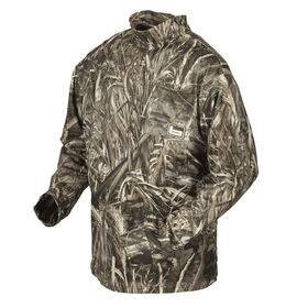 Banded Tec Fleece Mock Neck Shirt