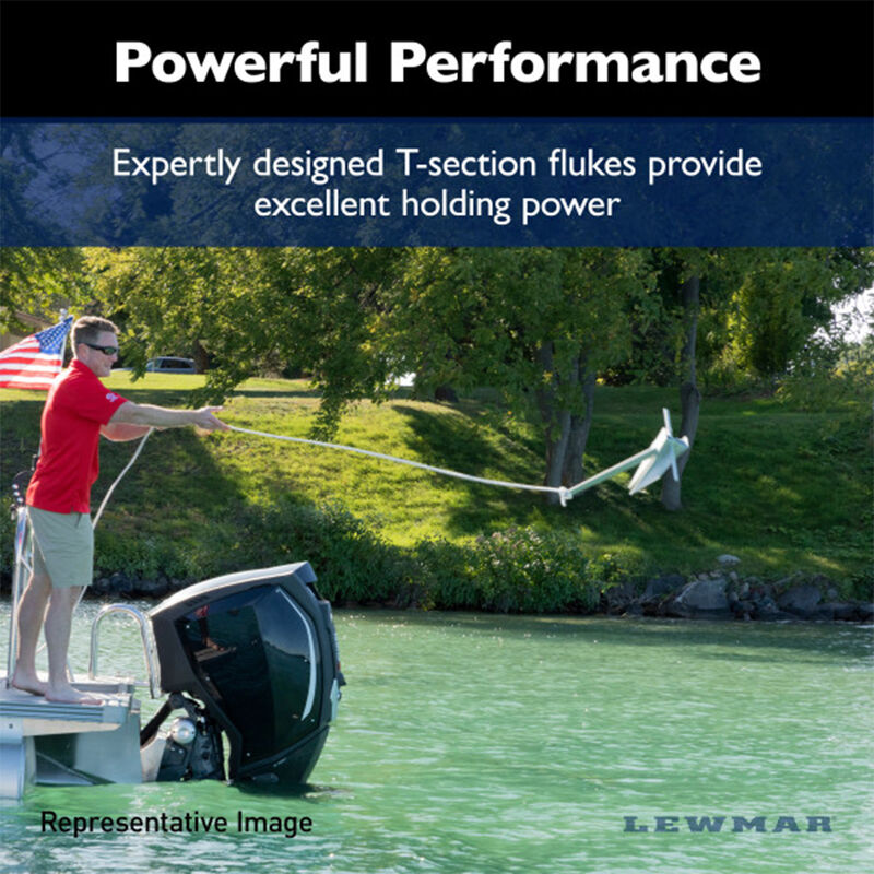 Lewmar LFX 4-lb. Fluke Anchor Kit image number 4