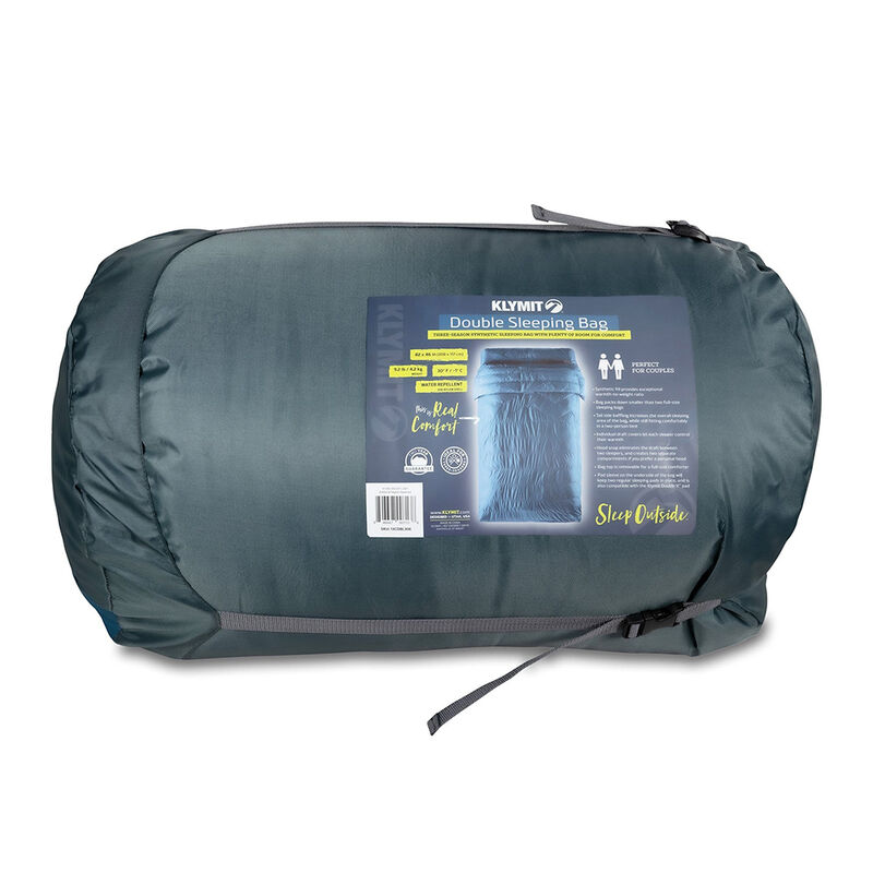 Klymit 30&deg;F Two-Person Full-Synthetic Sleeping Bag image number 4