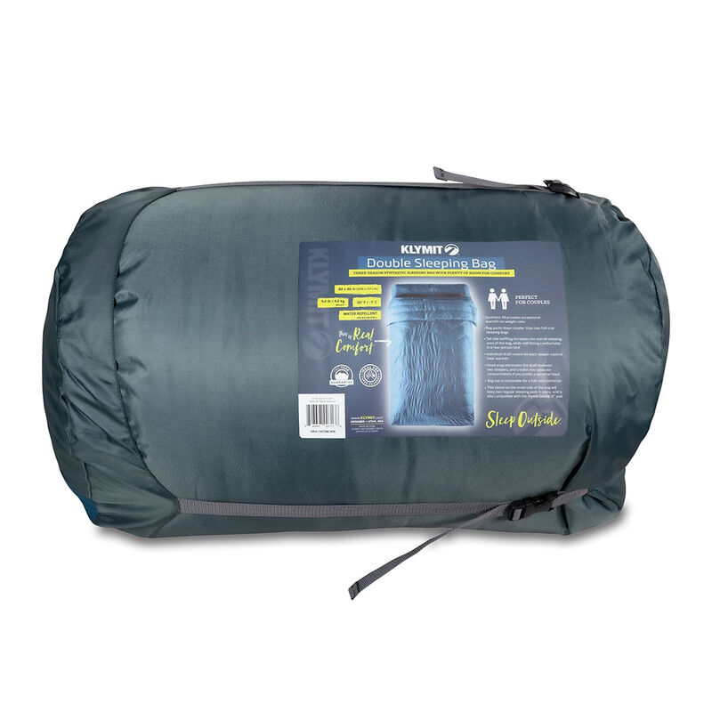 Klymit 30°F Two-Person Full-Synthetic Sleeping Bag image number 4