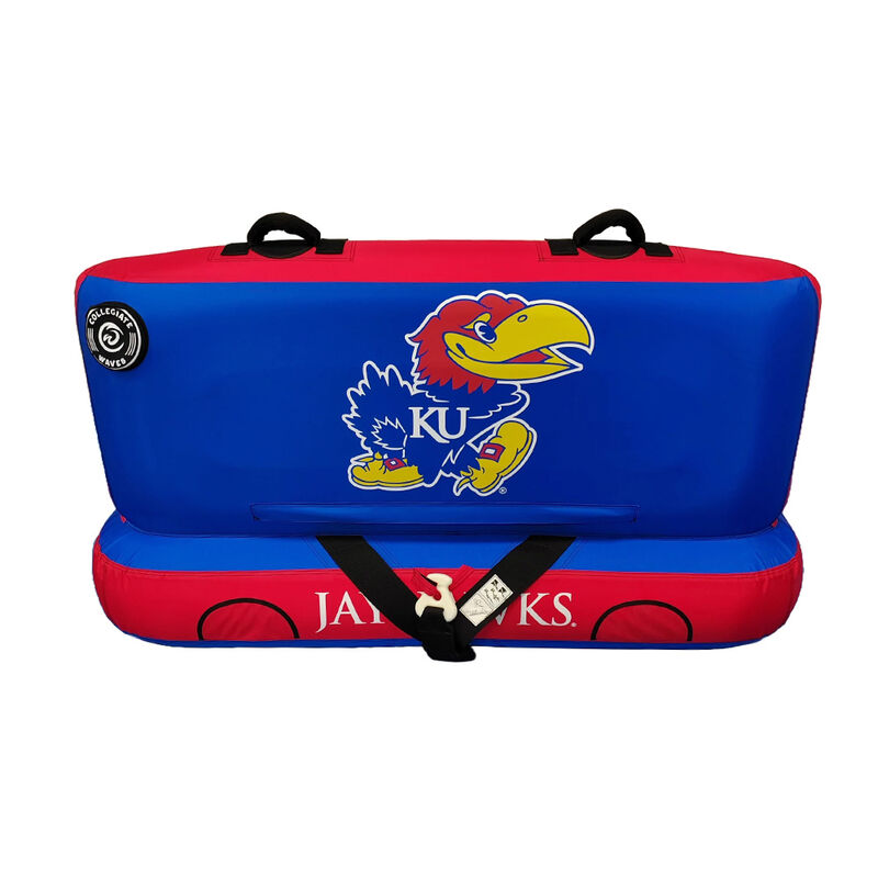 Collegiate Waves Kansas "The Captain" 2-Person Towable Tube image number 4