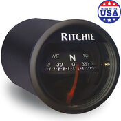 RitchieSport X-21 Dash-Mount Compass, black w/black card