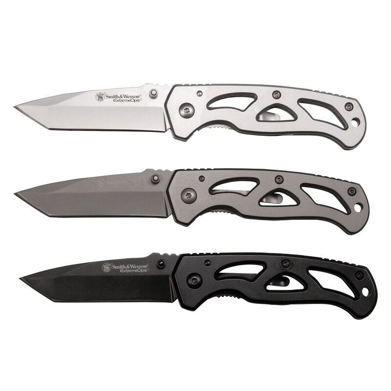 Smith & Wesson Extreme Ops CK404 Folding Knife Combo Pack image number 1