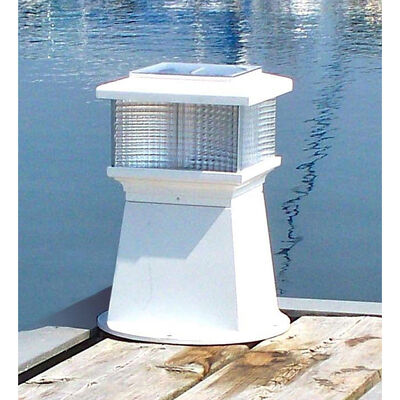Dock Edge Solar Piling and Dock Light
