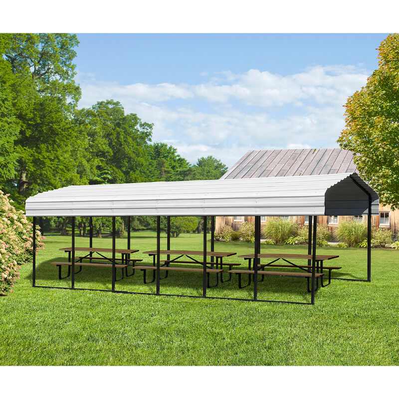 ShelterLogic Arrow Carport, 10'W x 29'L x 9'H image number 2
