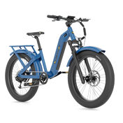 QuietKat Villager Urban E-Bike, Classic Blue