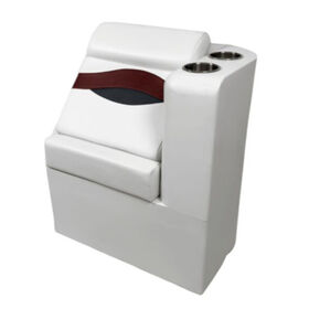 Horizon Manufacturing Elite Series Right Radius Lean Back - White/Red/Charcoal 