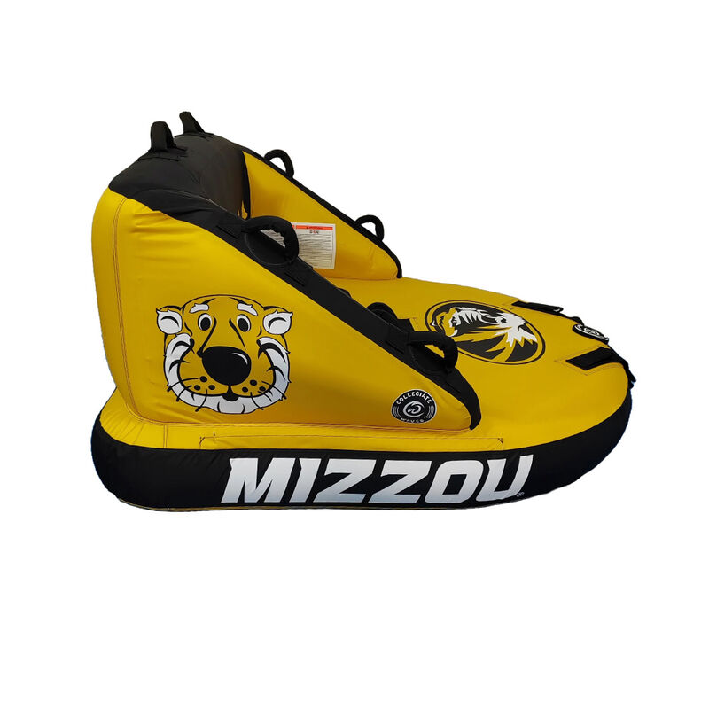 Collegiate Waves Missouri "The Captain" 2-Person Towable Tube image number 3