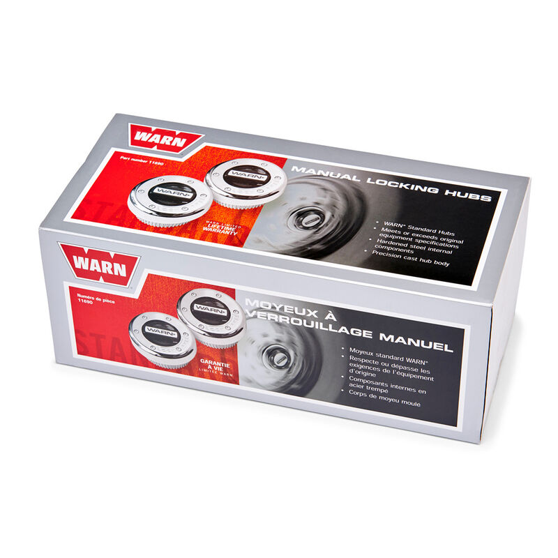 WARN 11690 Standard Locking Hubs, 30-Spline, Pair image number 3