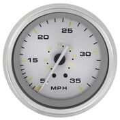 Sierra Gold Sterling 3" Speedometer, 35 MPH