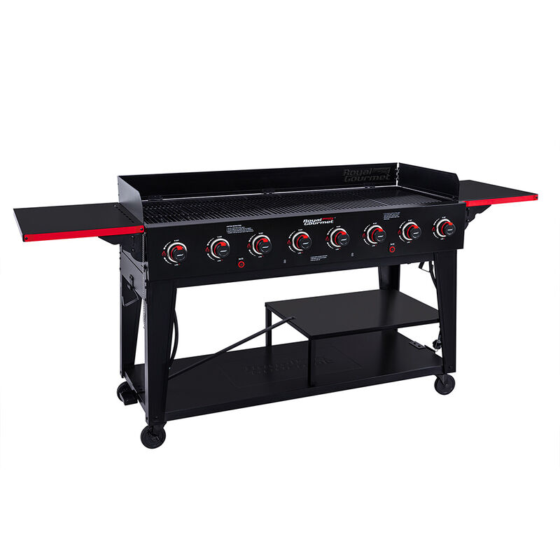Royal Gourmet GB Series 8-Burner Gas Grill, Black/Red image number 11