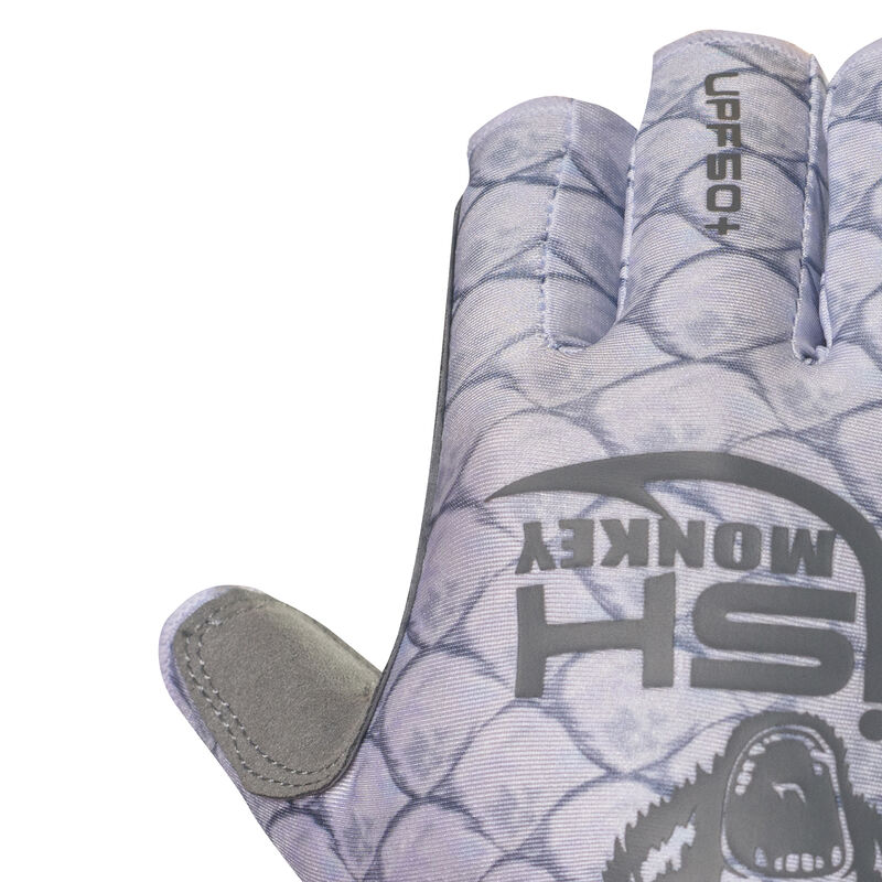 Fish Monkey Half-Finger Guide Glove, Tarpon image number 4