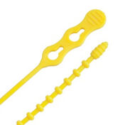 Ancor 24" Yellow Beaded Cable Tie, 5-Pack