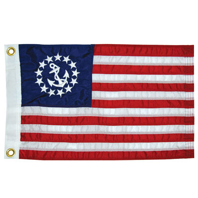 Sewn US Yacht Ensign, 20" x 30"
