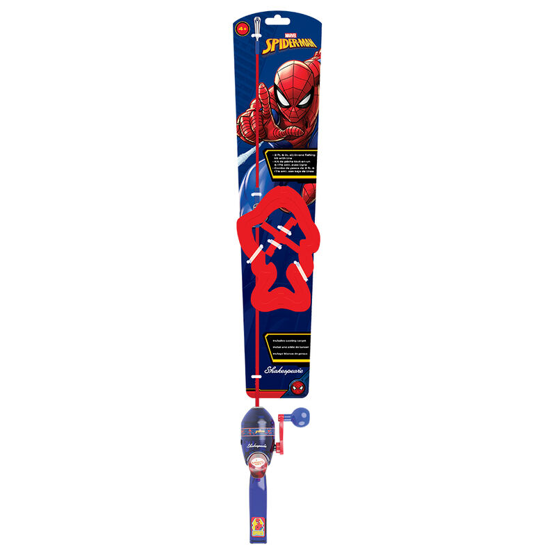 Shakespeare Spiderman Lighted Youth Fishing Kit image number 1
