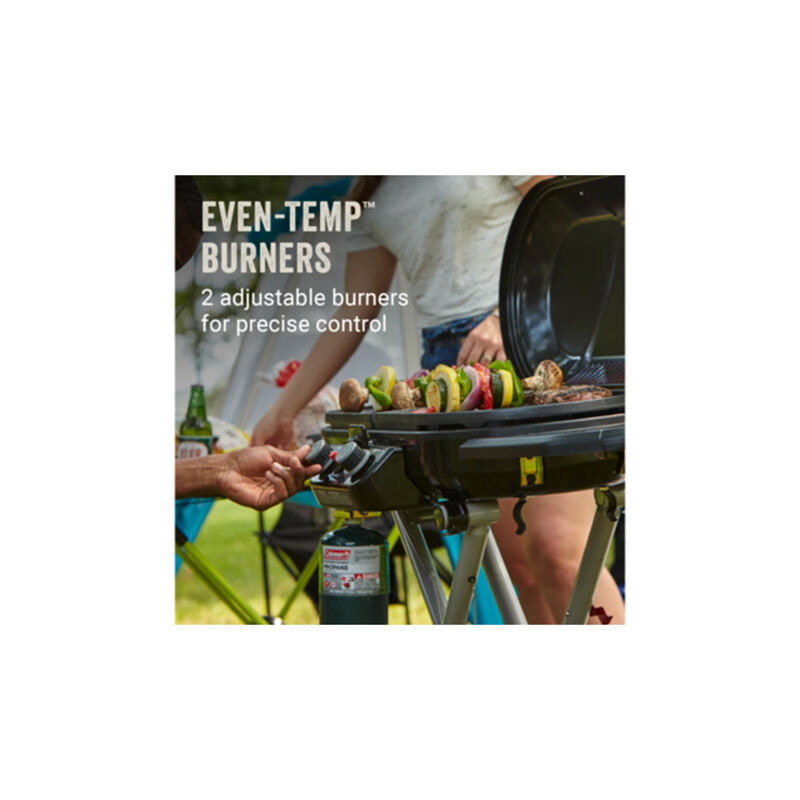 Coleman RoadTrip X-Cursion 2-Burner Portable Gas Grill, Red image number 15