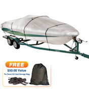 Imperial 300 Walk-Around Cuddy Cabin Outboard Boat Cover, 20'5" max. length