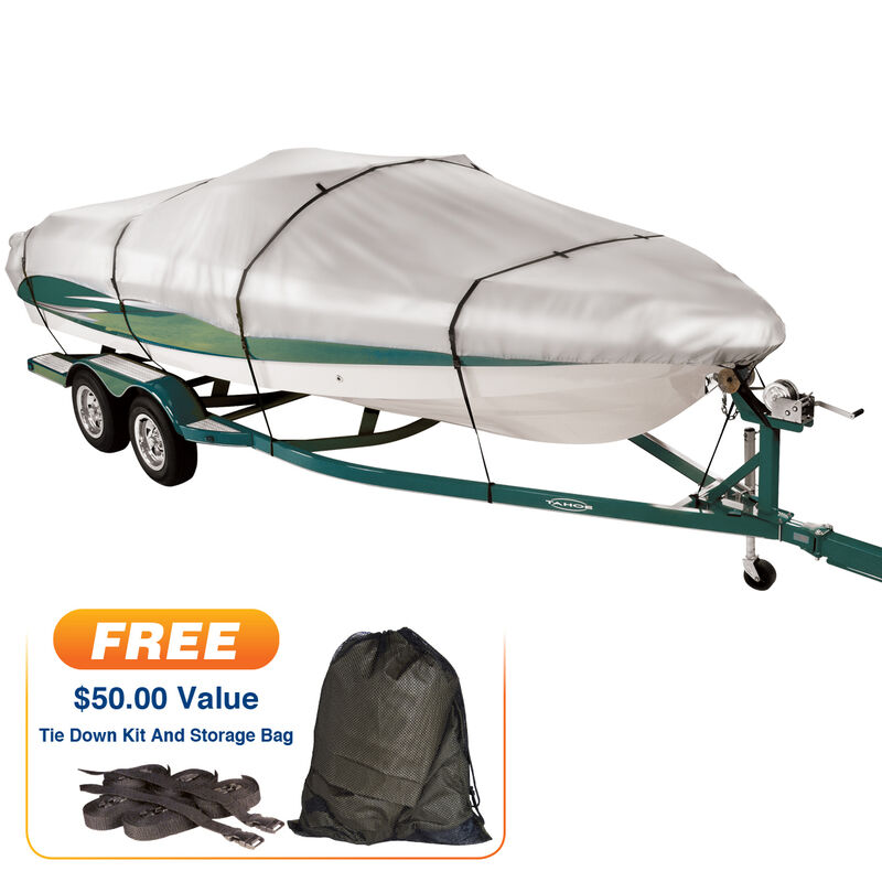 Imperial 300 Walk-Around Cuddy Cabin Outboard Boat Cover, 20'5" max. length image number 1