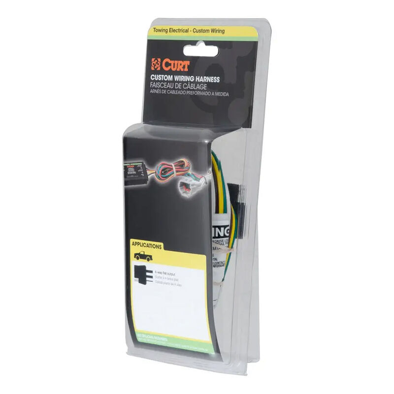 CURT 56109 Custom Wiring Harness, 4-Way Flat, Select Dodge Journey with LED Lights image number 7