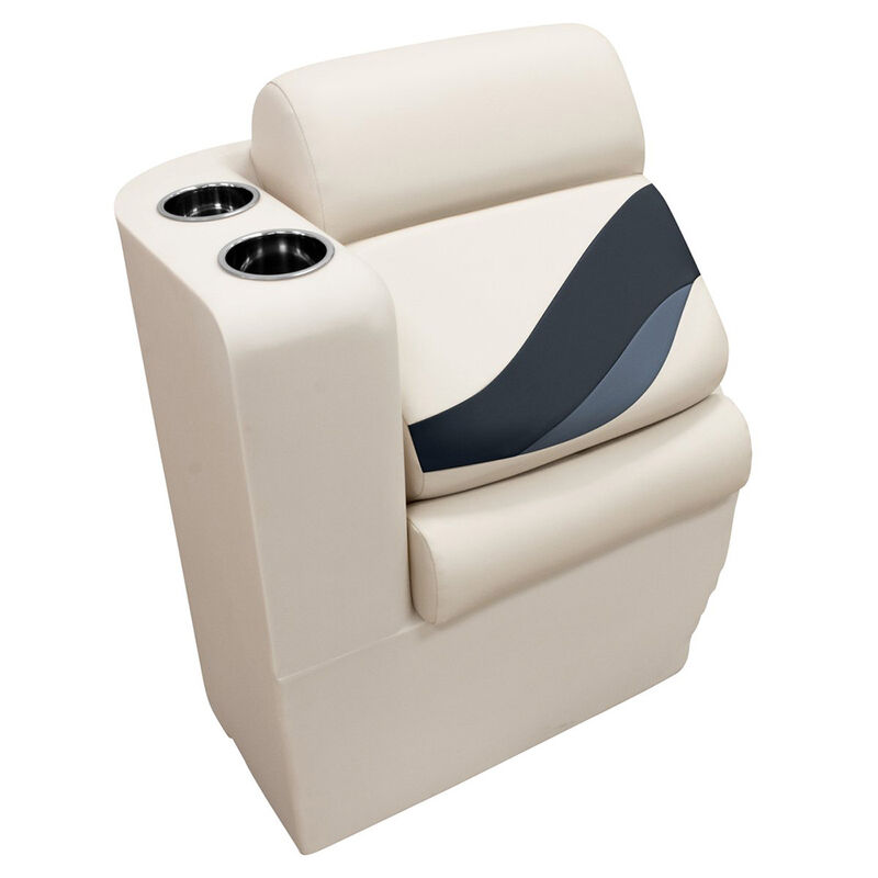 Wise Premier Pontoon Boat Seat Lean-Back Lounge, Left Side image number 1