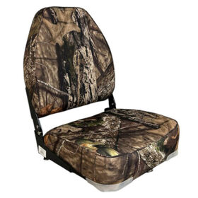 Horizon Manufacturing 22" Boat Seat Fold Down High Back - Camo Breakup Country