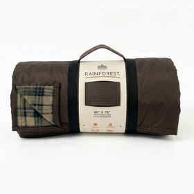 RF Apparel Rainforest Outdoor Roll Up Blanket in Plaid