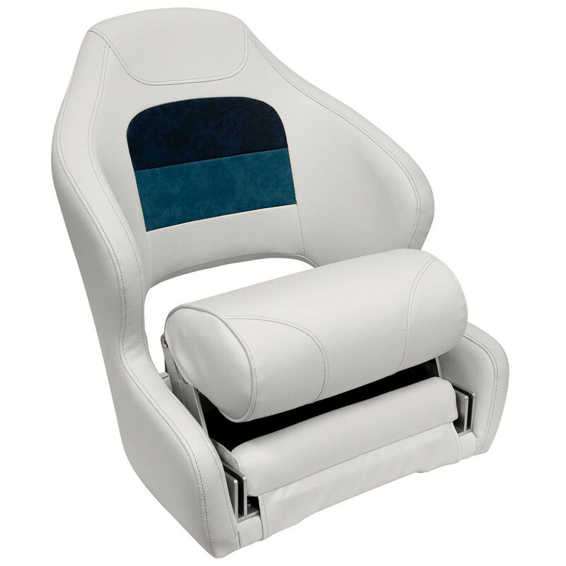 Wise Deluxe Series Pontoon Bucket Seat with Flip-Up Bolster image number 10