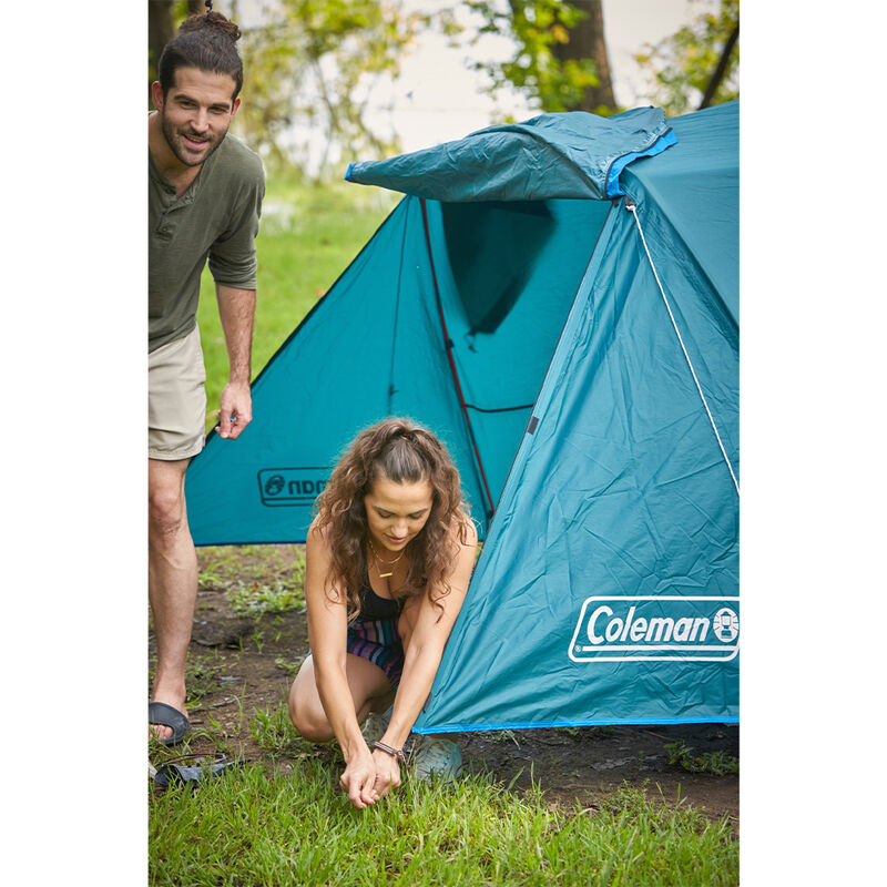 Coleman Skydome 4-Person Camping Tent with Full-Fly Vestibule, Evergreen image number 5