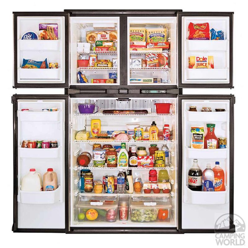 Norcold PolarMax 18.3 cu. ft. Two-Way Absorption Refrigerator with Ice Maker, 4-Door image number 2