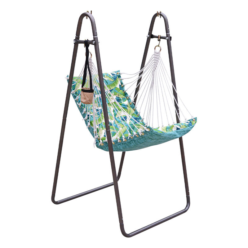 Algoma Soft Comfort Cushion Hanging Swing Chair and Stand image number 17