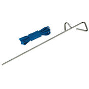 Shore Spike Boat Anchor With 25' Rope
