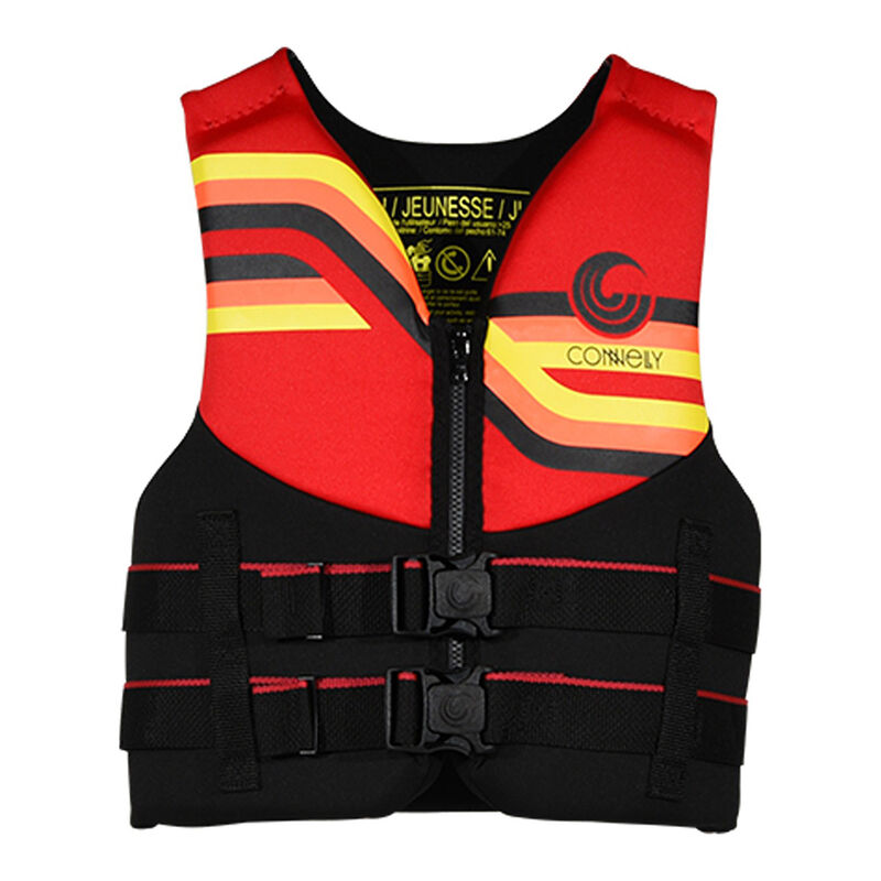 Connelly Youth Promo Neo Life Jacket, Boys, Red/Black