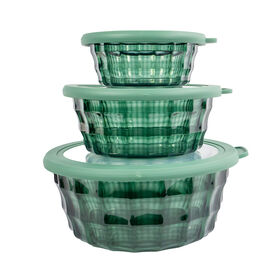 Phantom Chef 6-Piece Round Hammered Container Set