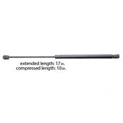 Black Powder-Coated Gas Lift Springs - 17"L extended, withstands 20 lbs.