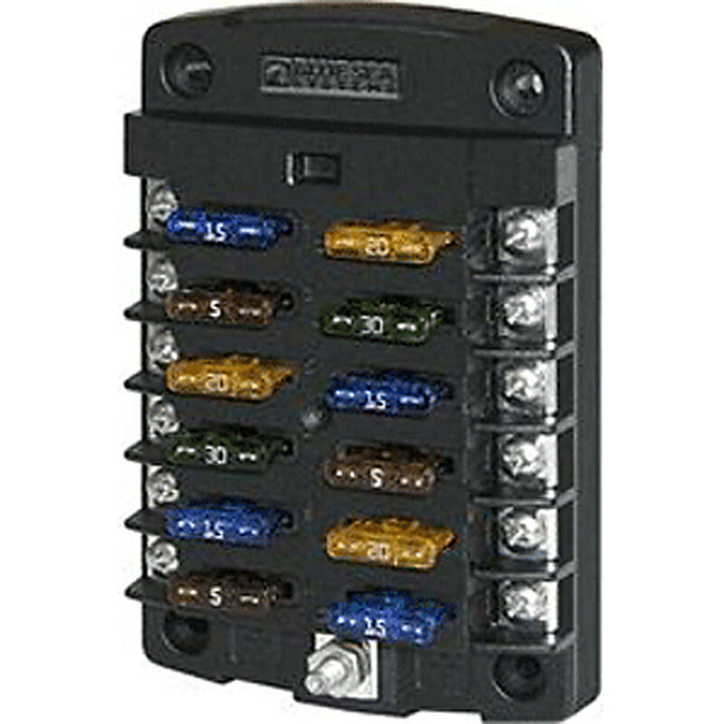 Blue Sea Common Sourced ST Blade Fuse Block - 12 Circuits image number 1