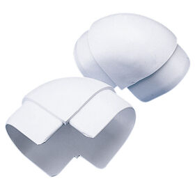 Dock Edge Premium PVC Profile Large "P" Outside Corner, 2-Pack