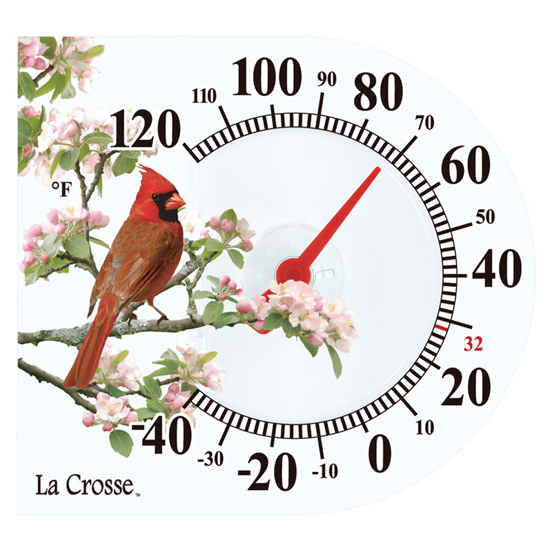 La Crosse 6" Outdoor Window Thermometer image number 1